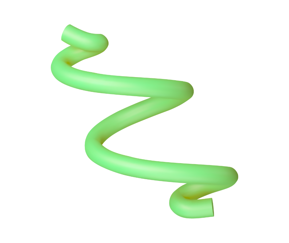 Wavy green shape